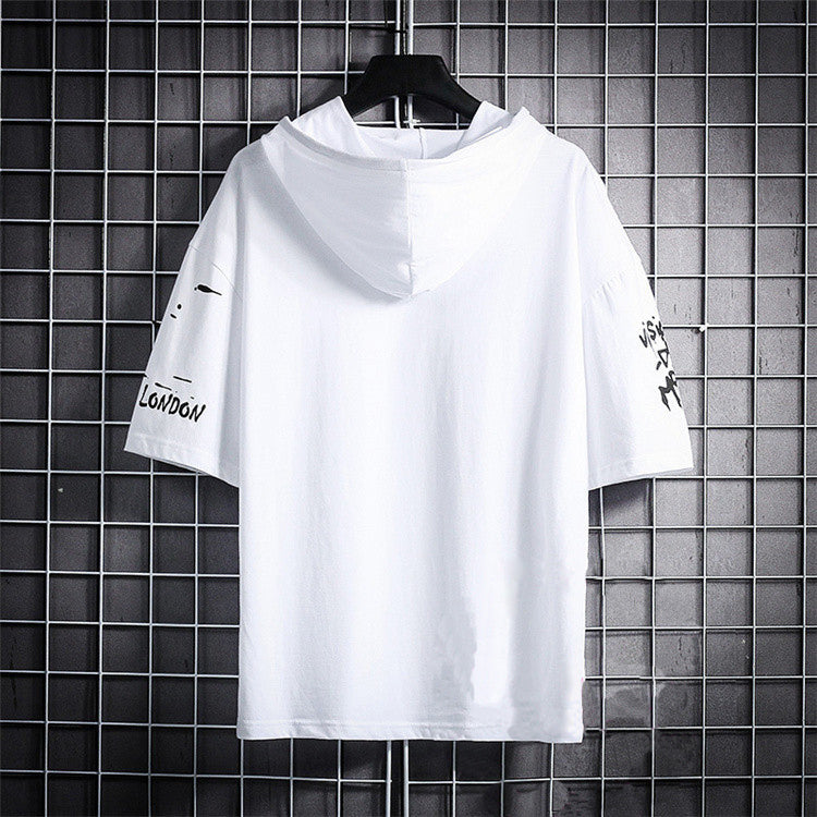 Men's Cotton Printed Hoodie – Casual & Comfortable Streetwear Sahil Shop
