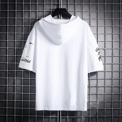 Men's Cotton Printed Hoodie – Casual & Comfortable Streetwear Sahil Shop