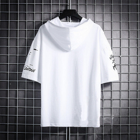 Men's Cotton Printed Hoodie – Casual & Comfortable Streetwear Sahil Shop