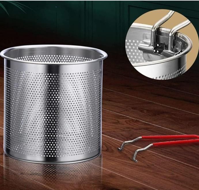 Stainless Steel Deep Fryer Pot jb0uwu-jb