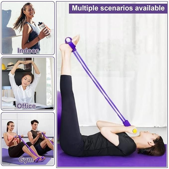🧘‍♀️ Yoga Pedal Puller Resistance Band – Full Body Fitness Anytime, Anywhere! 💪✨