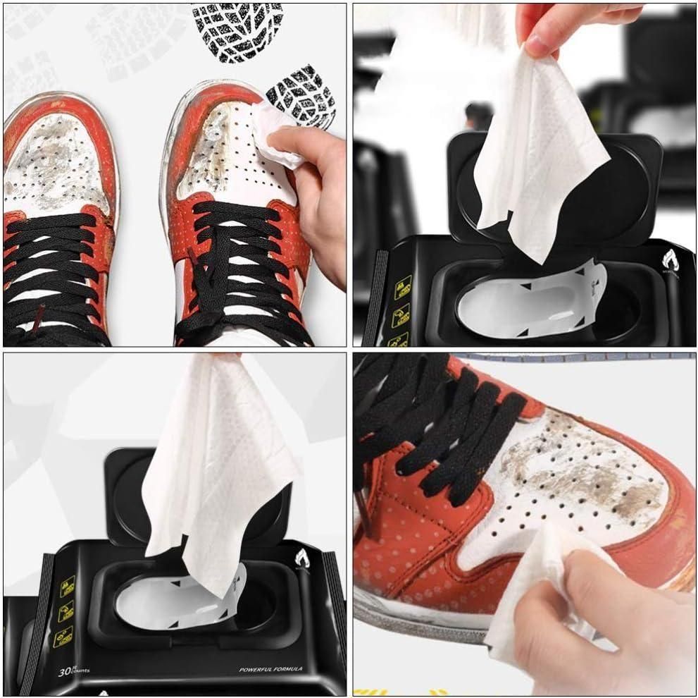Natural Sneaker & Shoe Cleaner Wipes - 1 Packs of 80 jb0uwu-jb