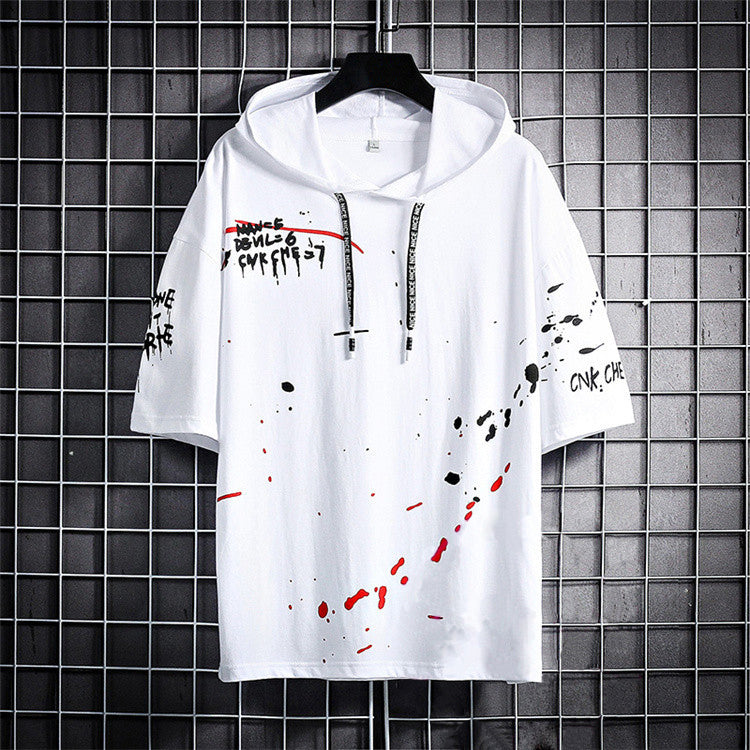 Men's Cotton Printed Hoodie – Casual & Comfortable Streetwear Sahil Shop