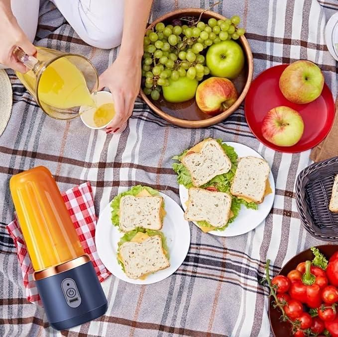 Small Portable Juicer for Travel & Home – USB Rechargeable Sahil Shop