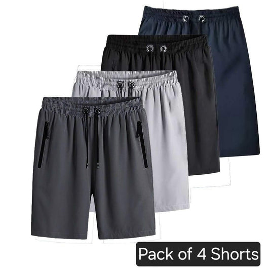 Combo of 3 Men's Stretchable Cotton Shorts Sahil Shop