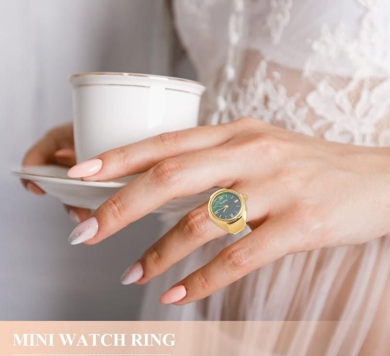 Stylish Unisex Ring Watch – Trendy Finger Wearable Smartwatch Sahil Shop