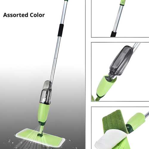 360° Spray Mop for Floor Cleaning – Microfiber Wet & Dry Mop with Refillable Bottle (600ml) Sahil Shop