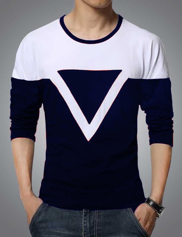 Casual Striped Full Sleeve T-Shirt for Men | Cotton Blend Fabric Sahil Shop