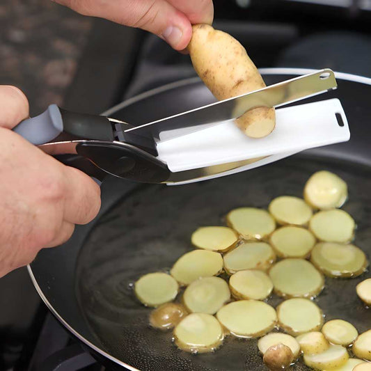 Clever Cutter - 2 in 1 Kitchen Knife / Cleaver Cutters jb0uwu-jb