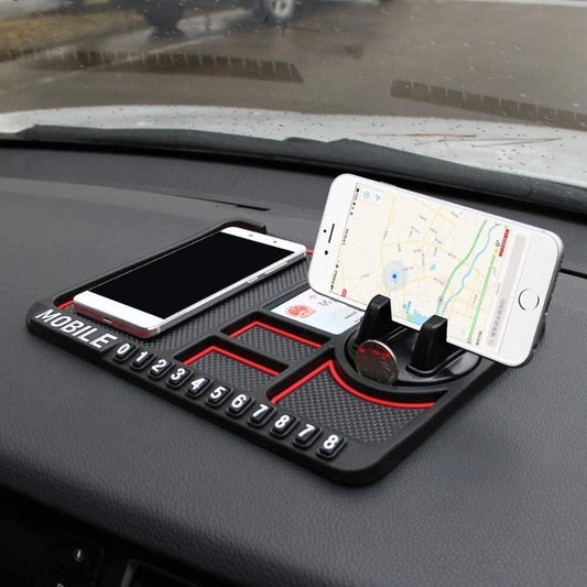 HSR Car Accessories Multifunction Phone GPS Holder Anti-Slip Silicone Pad and Car Mobile Holders for Car Dashboard jb0uwu-jb