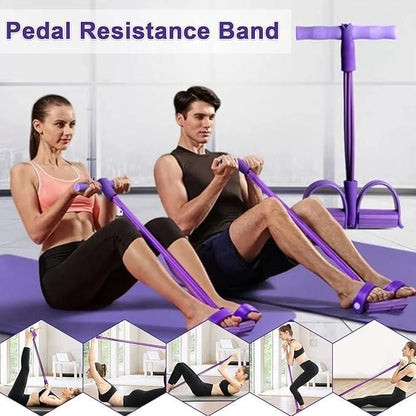 🧘‍♀️ Yoga Pedal Puller Resistance Band – Full Body Fitness Anytime, Anywhere! 💪✨