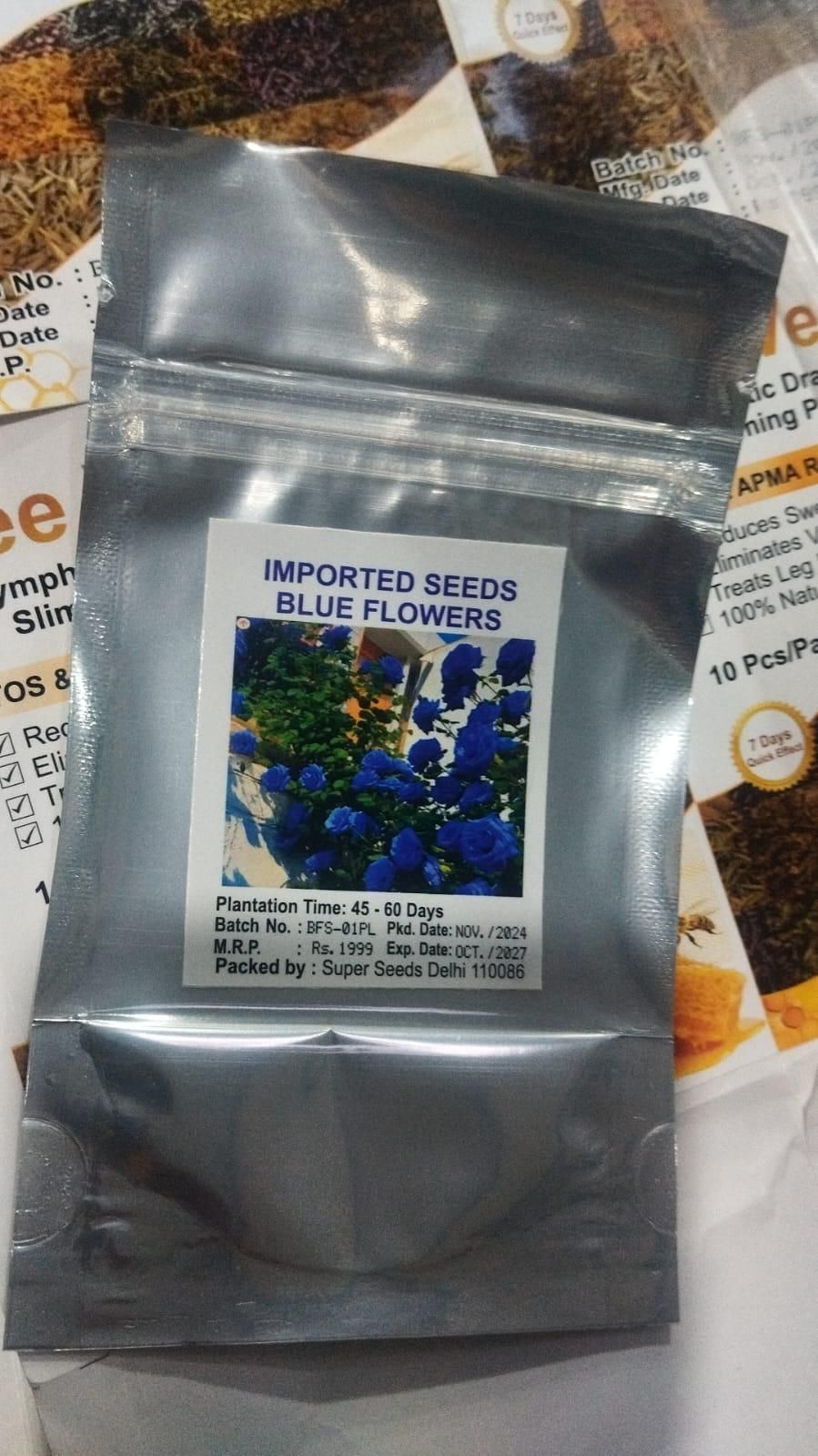 Rare Blue Climbing Rose Seeds Sahil Shop