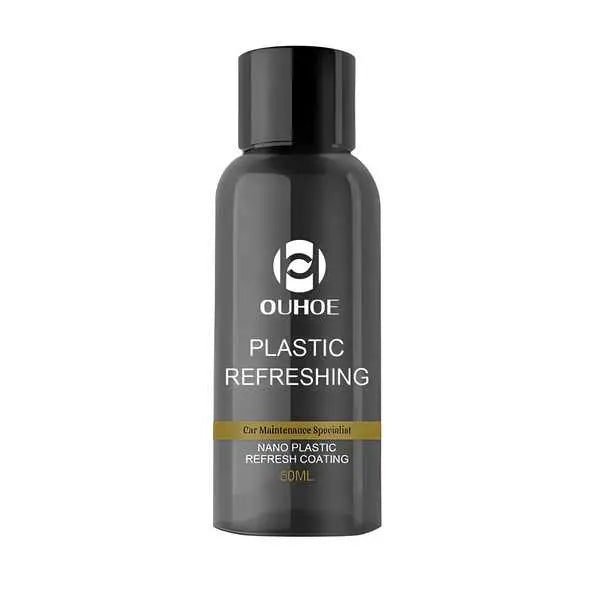 Plastic Revitalizing Coating Agent, Nano Plastic Refreshing Coating, Plastic Parts Refurbish Agent for Car, Plastic Parts Retreading Agent Automotive Interior Cleaning Agent 50 ml jb0uwu-jb