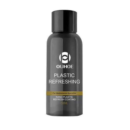 Plastic Revitalizing Coating Agent, Nano Plastic Refreshing Coating, Plastic Parts Refurbish Agent for Car, Plastic Parts Retreading Agent Automotive Interior Cleaning Agent 50 ml jb0uwu-jb
