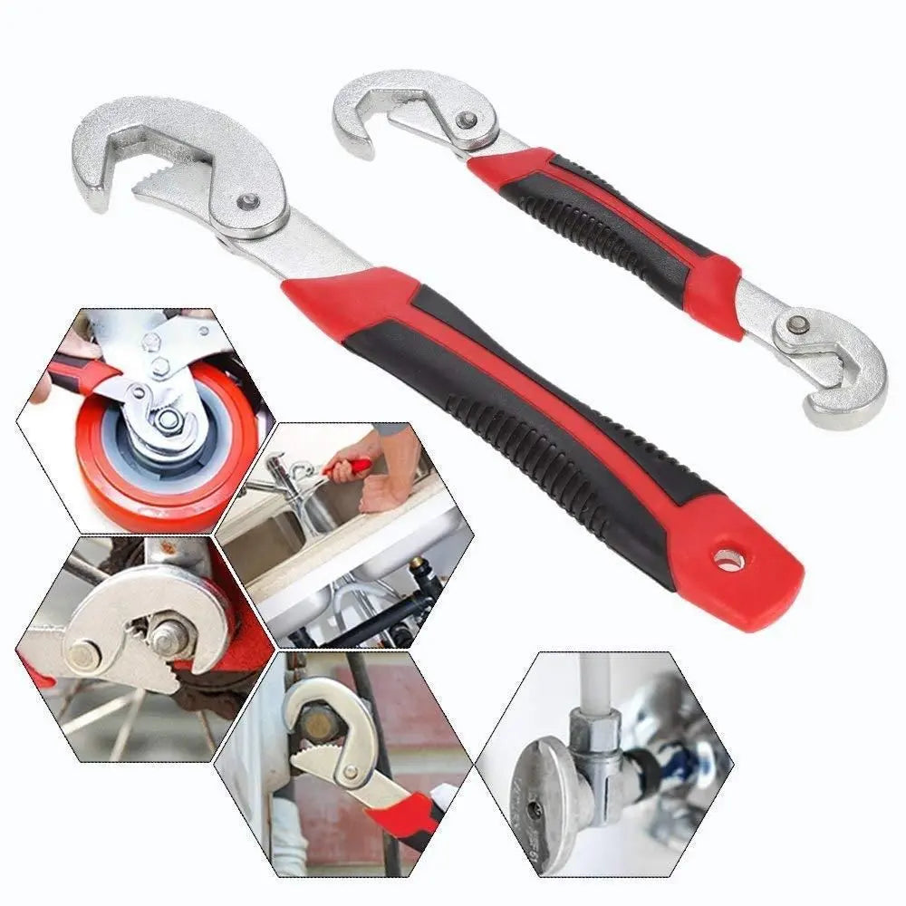 Adjustable Multi-Function Socket Wrench | Stainless Steel (2-Pack) Sahil Shop