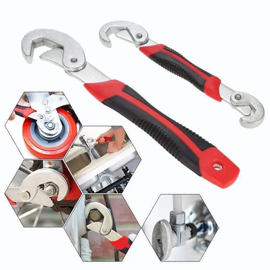 Adjustable Multi-Function Socket Wrench | Stainless Steel (2-Pack) Sahil Shop