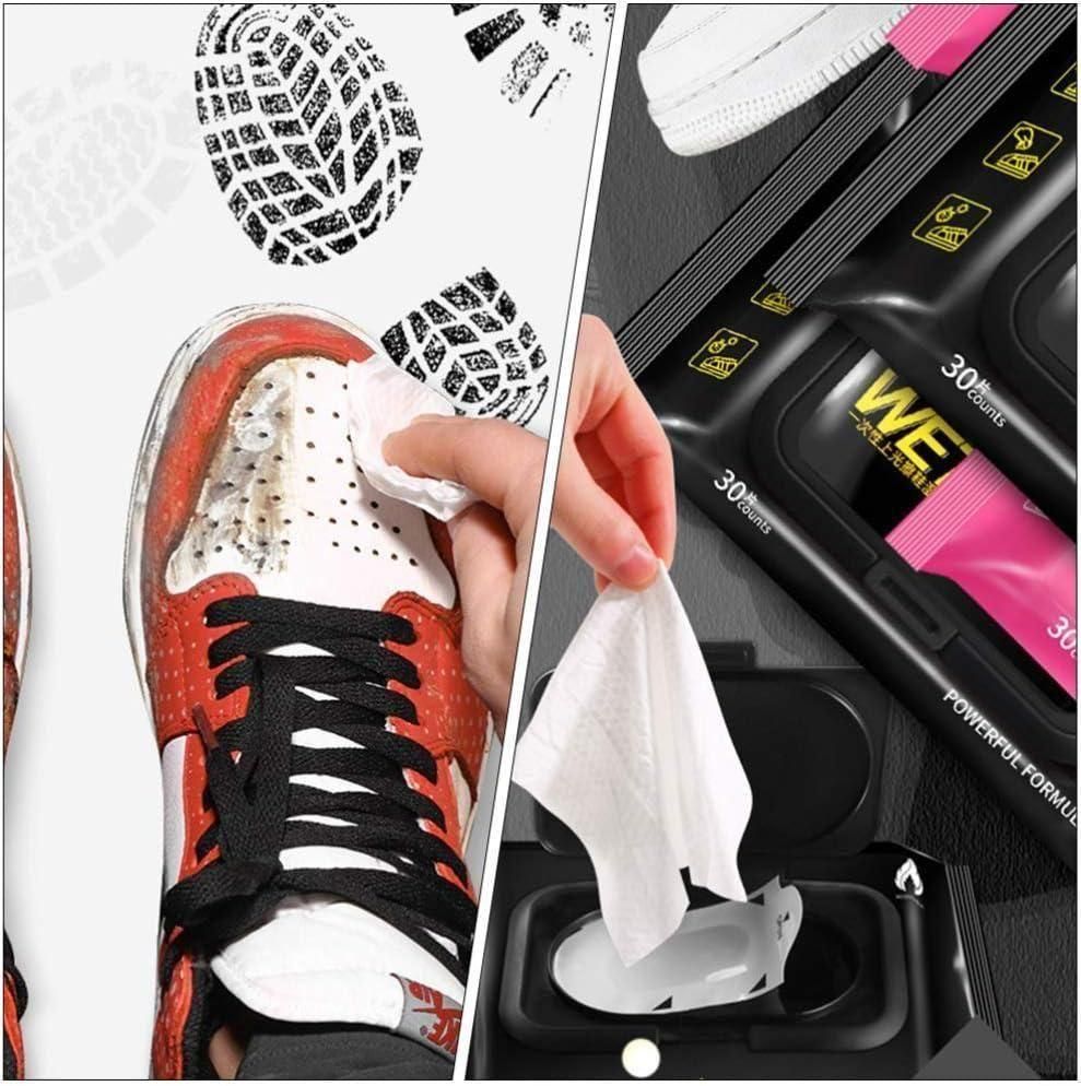 Natural Sneaker & Shoe Cleaner Wipes - 1 Packs of 80 jb0uwu-jb