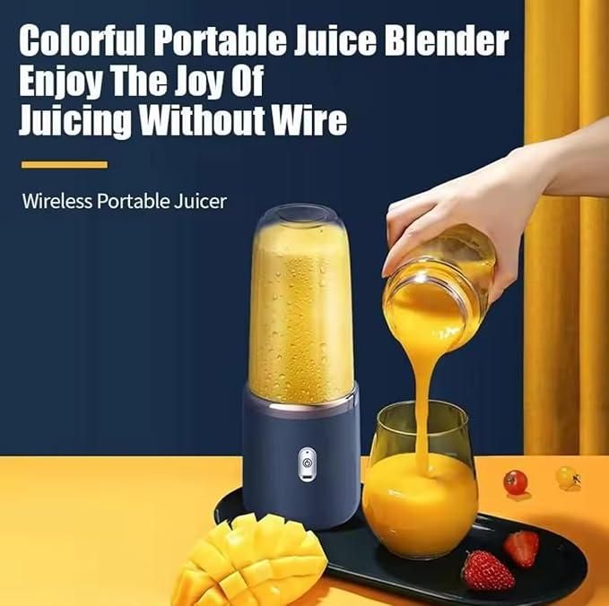 Small Portable Juicer for Travel & Home – USB Rechargeable Sahil Shop