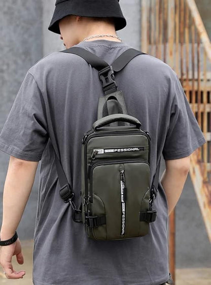 Unisex Sling Shoulder Bag with Charging Sahil Shop