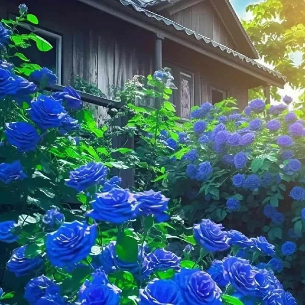 Rare Blue Climbing Rose Seeds Sahil Shop