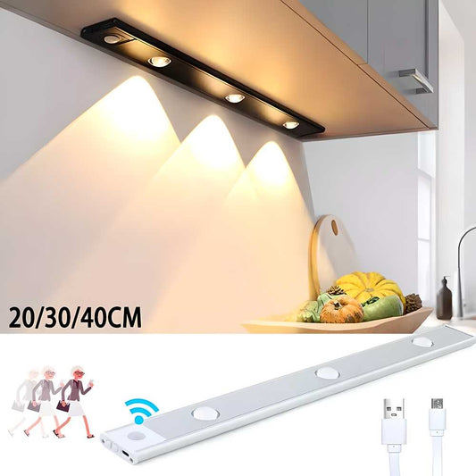 LED PIR Motion Sensor Cabinet  With USB Rechargeble jb0uwu-jb