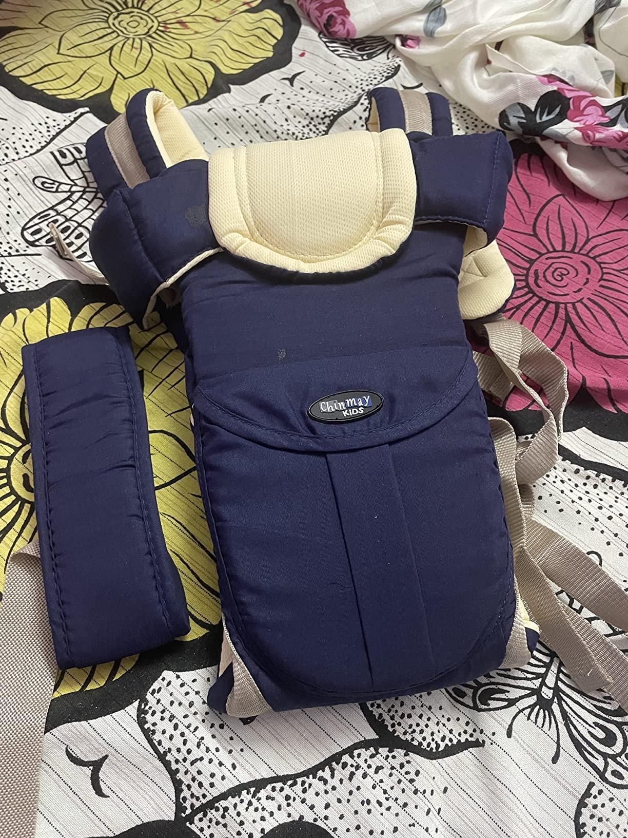 Baby Carrier Bag/Adjustable Hands Free 4 in 1 Baby/Baby sefty Belt/Child Safety Strip/Baby Sling Carrier Bag/Baby Back Carrier Bag (Black) Front Carry Facing jb0uwu-jb