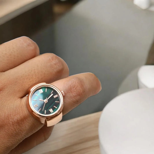 Stylish Unisex Ring Watch – Trendy Finger Wearable Watch