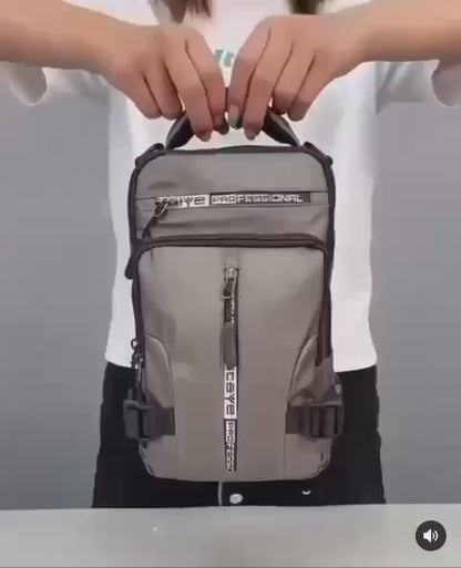 Unisex Sling Shoulder Bag with Charging