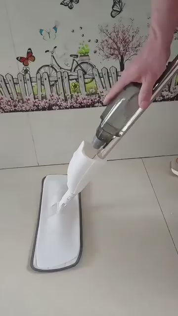 360° Spray Mop for Floor Cleaning – Microfiber Wet & Dry Mop with Refillable Bottle (600ml)